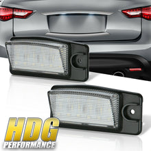 2pc SMD LED License Plate Light Lamp Assembly For 02-12 Altima Murano Pathfinder