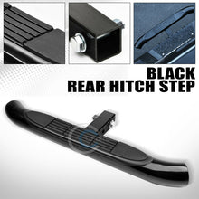 2" Stainless Black Trailer Towing Receiver Rear Hitch Step Bar Bumper Guard C16