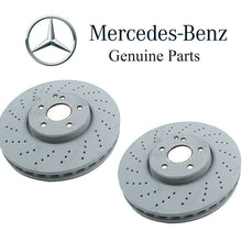 For Mercedes W220 E350 S430 E550 Set of 2 Front Brake Disc Rotors Genuine