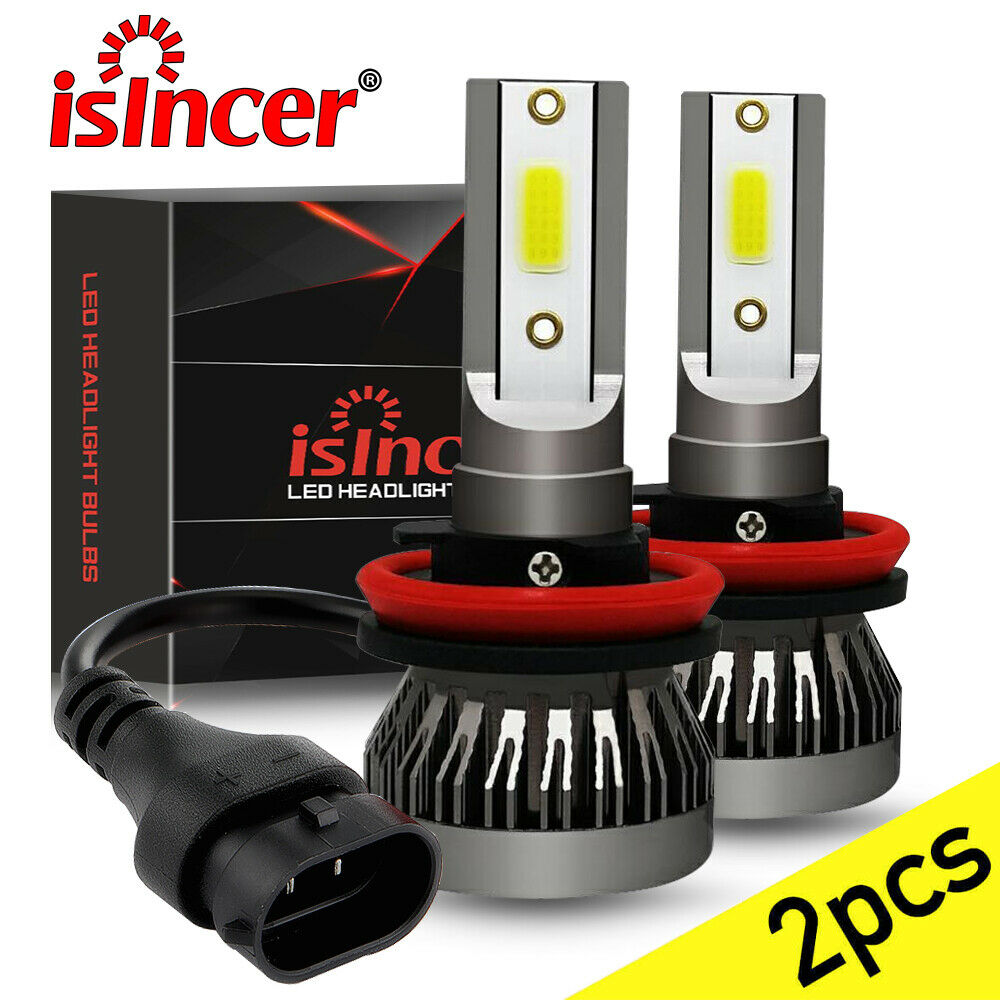 ISINCER H11 LED Headlight Kit Low Beam Bulb Super Bright 6000K 45Day Free Return
