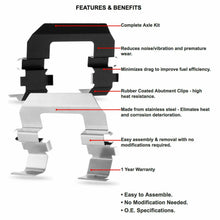 For 2006-2009 E500, E350, E550 Front Drill/Slot Brake Rotors+Ceramic Brake Pads