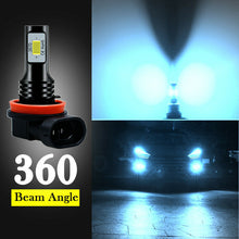 CHUSYYRAY H11 LED Headlight Low Beam Bulbs for Toyota Camry 2007-2014 100W 8000K