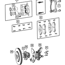 Genuine Mopar Brake Rotor 4779712AB