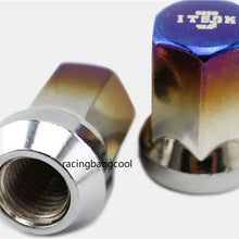 20pcs /set 32mm Racing Roasted M12x1.25 Blue Stainless Steel Wheel Lug Nuts