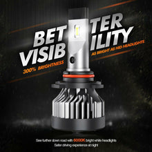 SEALIGHT H11/H8/H9 LED Headlight Bulbs Super White High/Low Beam&Fog Light 6000K