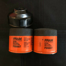 2 (TWO) Fram Oil Filters PH6607 Plus Matching Oil Filter Wrench