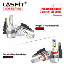 Lasfit LED Headlight Bulb for Toyota Camry High Beam 9005 Low Beam H11 2007-2018
