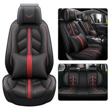 Luxury 5-Seats Car Sit Covers Sit Cushion PU Leather Protect Set Car Accessories