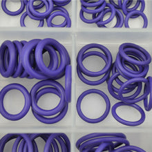 270pcs AC A/C System O-Ring Seals Oring Air Conditioning Rapid Seal Kit Purple