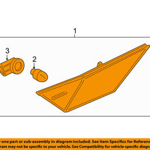 HONDA OEM 16-17 Civic Front-Marker Lamp Assembly Left 33850TBAA02