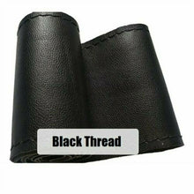 Black PU Leather DIY Car Truck Steering Wheel Cover 15''/38cm Car Accessories