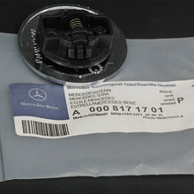 Mercedes Benz Hood Black Flat Laurel Wreath Badge 57mm Emblem OEM 0008171701