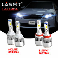 Lasfit LED Headlight Bulb for Toyota Camry High Beam 9005 Low Beam H11 2007-2018