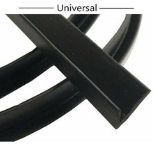 4M Black Rubber Sealed Strip Car Front Rear Side Window Edge Trim Weatherstrip