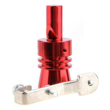 Car Blow Off Valve Noise Turbo Sound Whistle Simulator Muffler Accessory Red