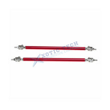10 " to 13" Red Bumper Lip Splitter Strut Rod Tie Support Bars For Toyota 86