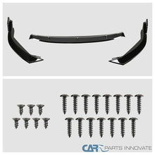 For 19-20 Toyota Corolla Glossy Black Front Bumper Lip Body Kit Spoiler Splitter