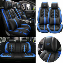 Universal PU Leather Car Seat Covers Protectors Front&Rear Cushions 5-Seats US