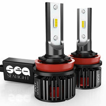 SEALIGHT H11/H8/H9 LED Headlight Bulbs 10000LM 6500K White Low Beam/Fog Lights