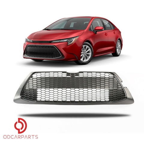 Fits Toyota Corolla 2020 LE/XLE Seden Front Lower Grille With Gloss Black Trim