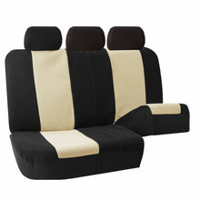 Seat Covers Premium Fabrics Universal Fitment Beige Black For Auto Car SUV Van