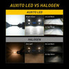 AUXITO H11 H8 H9 LED Headlight 9000LM HID White Light Kit Low Beam Bulbs 6000K