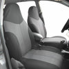 Universal Highback Seat Covers Full Cover Set For Auto Car SUV 2 Tone Gray