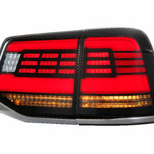 For Toyota Land Cruiser Taillights Assembly 2016-2020 Dark LED Rear Lamps