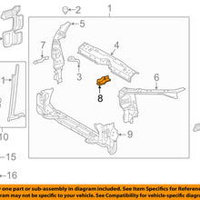 TOYOTA OEM 14-16 Corolla Radiator Core Support-Mount Bracket Left 5327402160