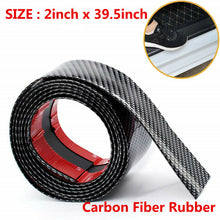 Carbon Fiber Rubber Car Door Sill Protector Guard Sticker For Auto Accessories