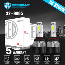 Combo H11 9005 H11 LED Headlight Conversion Bulbs High Low Beam Fog Light 6000K