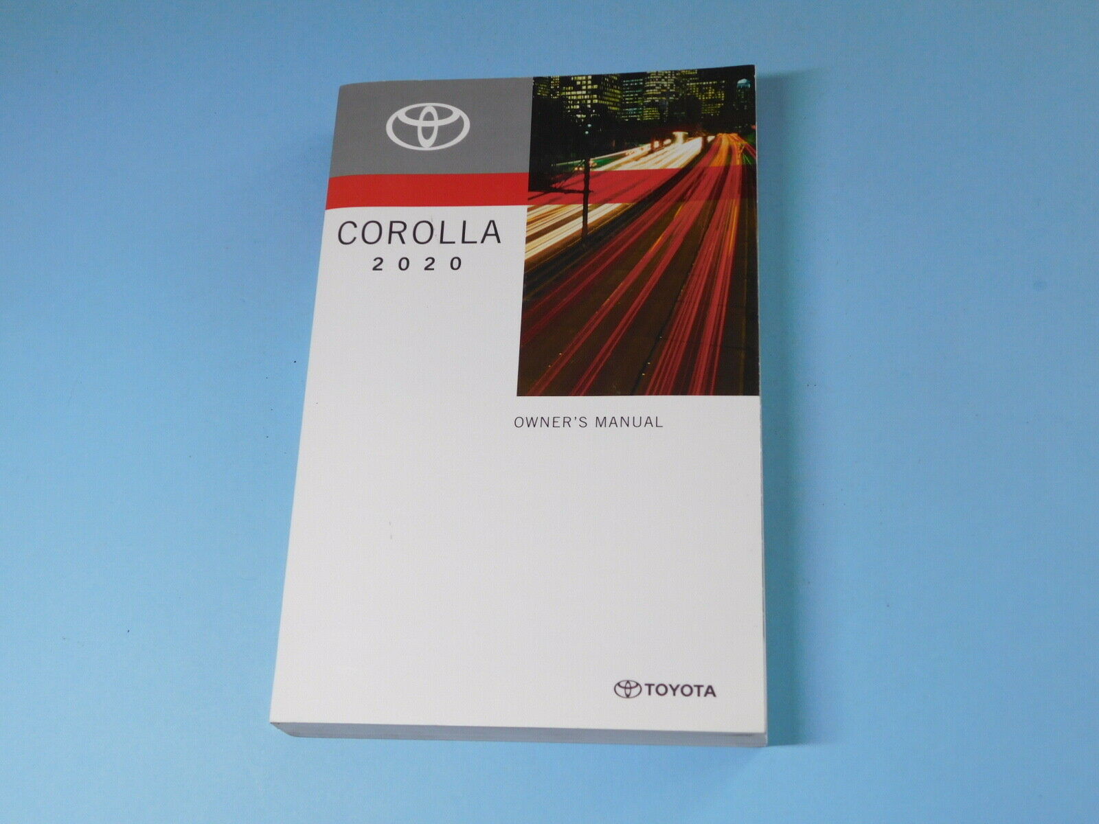 2020 Toyota Corolla Factory Owners Owner's Manual