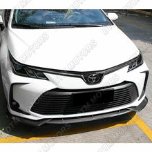 For 19-20 Toyota Corolla LE XLE Sedan Carbon Look Front Bumper Body Kit Lip 3PCS