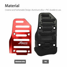 Universal Red Non-Slip Automatic Gas Brake Foot Pedal Pad Cover Car Accessories