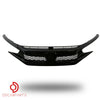 Fit Honda Civic 2019-2020 Front Upper Grille Type-R Style Gloss Black