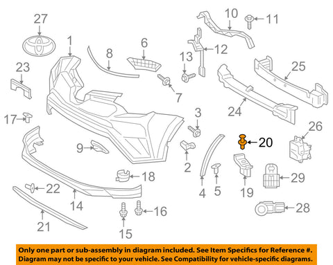 Scion TOYOTA OEM 2016 iM Splash Shield-Front Shield Clip 9046707220