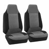 Seat Covers For Highback Car Truck SUV Van Universal Fit Gray Black
