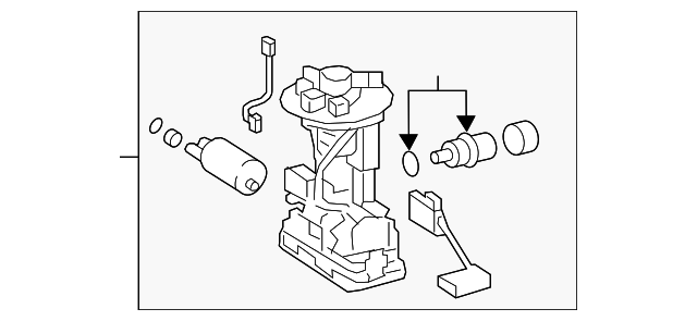 Genuine Toyota Fuel Pump And Sender Assembly 77020-02890