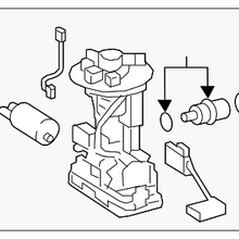 Genuine Toyota Fuel Pump And Sender Assembly 77020-02890