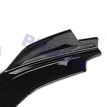 2x Carbon Fiber Style Car Front Bumper Lip Splitter Winglet Body Kit For Sedan