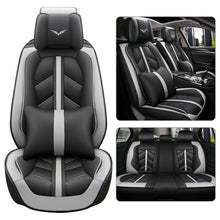 Luxury 5-Seats Car Sit Covers Sit Cushion PU Leather Protect Set Car Accessories