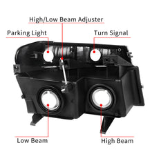 2x Headlights Assembly + Bumper Lights for 2004-2012 GMC Canyon/Chevy Colorado