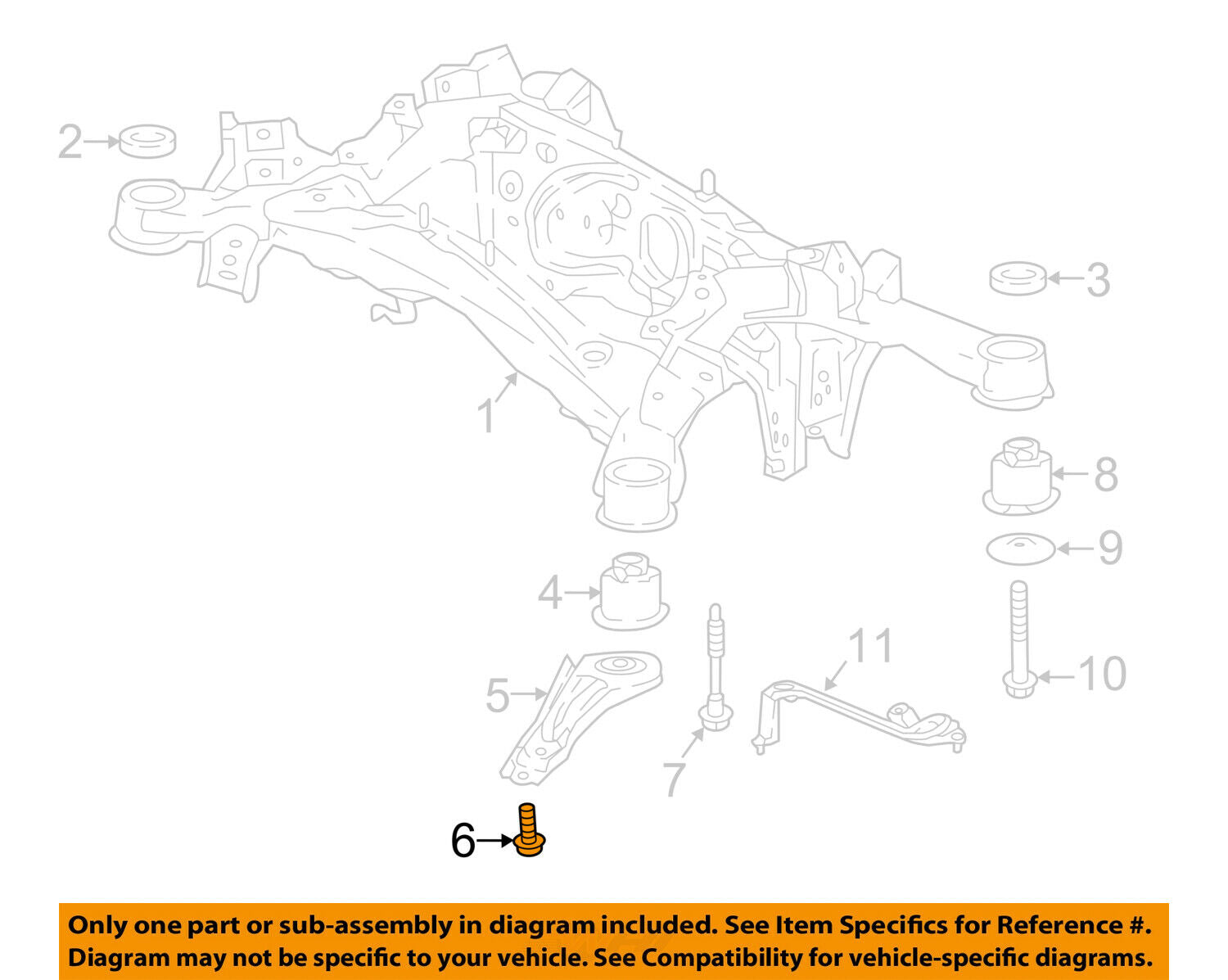 Lexus TOYOTA OEM 2018 LS500 REAR SUSPENSION-Bracket mount bolt 90119A0396