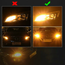 1Pair 7440 Amber Yellow LED Turn Signal Lights No Hyper Flash Canbus Error Free