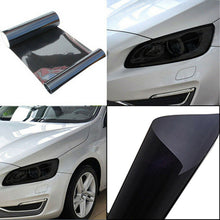 30x100cm Dark Smoke Black Tint Film Headlight Tail light Car Vinyl Wrap New