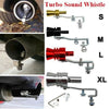 Car Turbo Sound Whistle Exhaust Pipe Muffler Auto Blow-off Valve Simulator 4Size