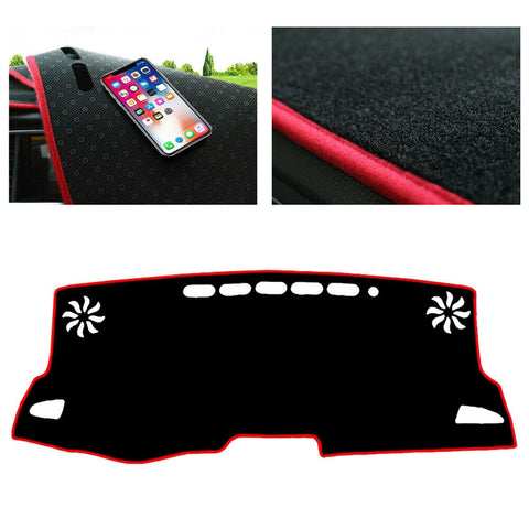 Car Auto Dashmat Dash Cover Dashboard Mat For Toyota Corolla 2019-2020 Black/Red
