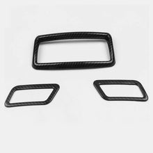 Car A/C Air Vent Cover Trim Carbon fiber look 3pcs For Nissan Rogue 2017 - 2020