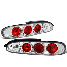 Fit 93-97 Mazda MX6 MX-6 Chrome Housing Tail Light Brake/Parking/Reverse Lamps