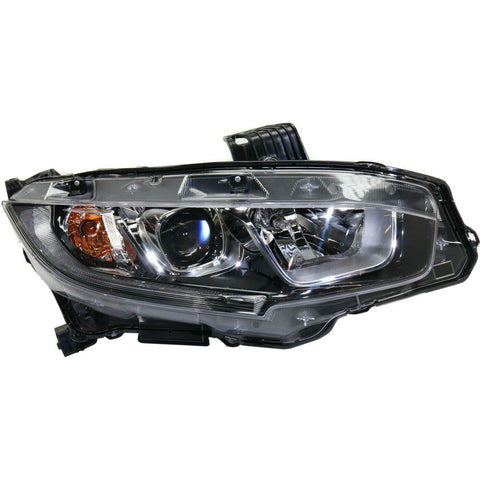 Headlight For 2016-2019 Honda Civic Passenger Side CAPA